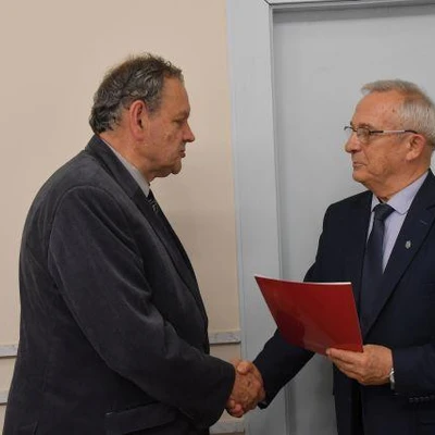 Spotkanie władz uczelni z emerytowanymi pracownikami uczelni