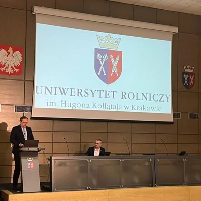 27 luty 2023 r., Seminarium naukowe dyscyplin: Nauki Leśne oraz Inżynieria Lądowa, Geodezja i Transport Uniwersytetu Rolniczego w Krakowie