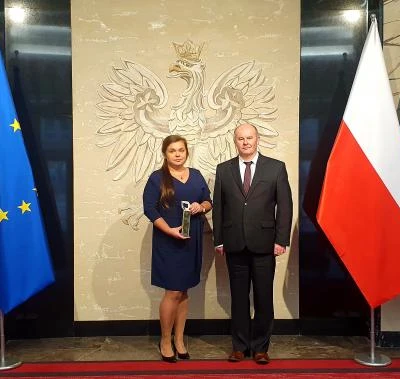 Wręczenie nagród Ministra Rozwoju, Pracy i Technologii dla Uniwersytetu Rolniczego w Krakowie