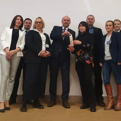 Wręczenie nagród Ministra Rozwoju, Pracy i Technologii dla Uniwersytetu Rolniczego w Krakowie