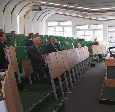 13 stycznia 2023 r., Wiceminister Finansów dr hab. Sebastian Skuza, prof. UW, z wizytą i wykładem dla studentów MBA