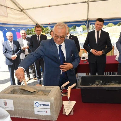 6 lipca 2021 r., Uroczystość wmurowania aktu erekcyjnego pod Budowę Centrum Innowacji oraz Badań Prozdrowotnej i Bezpiecznej Żywności