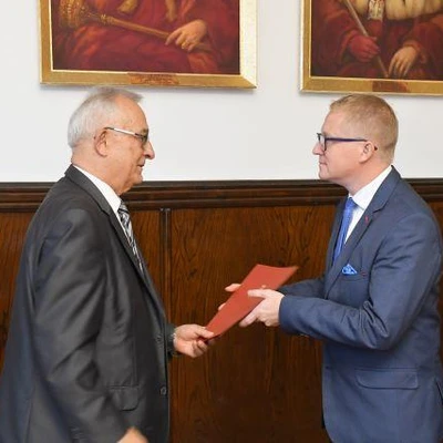 Wręczenie nominacji władzom uczelni