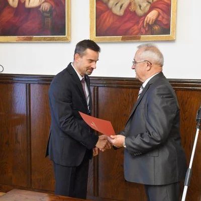 Wręczenie nominacji władzom uczelni