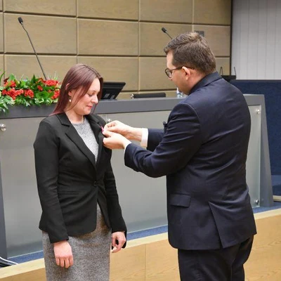 9 marca 2022 r. Uroczyste wręczenie medali za zasługi i za wieloletnią służbę