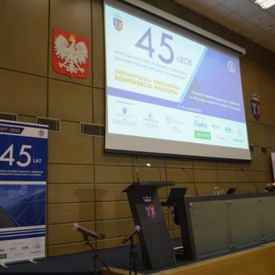 5-6 września 2022 r., Konferencja z okazji Jubileuszu 45-lecia Wydziału Inżynierii Produkcji i Energetyki