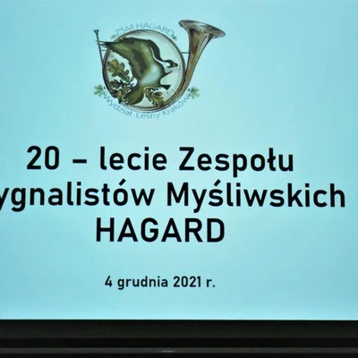 4 grudnia 2021 r., Dwudziestolecie Zespołu Sygnalistów Myśliwskich Hagard