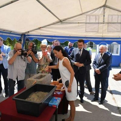 6 lipca 2021 r., Uroczystość wmurowania aktu erekcyjnego pod Budowę Centrum Innowacji oraz Badań Prozdrowotnej i Bezpiecznej Żywności