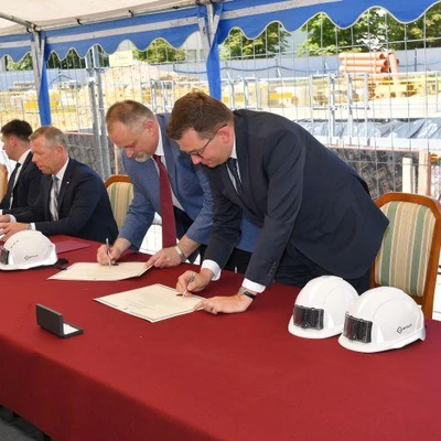 6 lipca 2021 r., Uroczystość wmurowania aktu erekcyjnego pod Budowę Centrum Innowacji oraz Badań Prozdrowotnej i Bezpiecznej Żywności