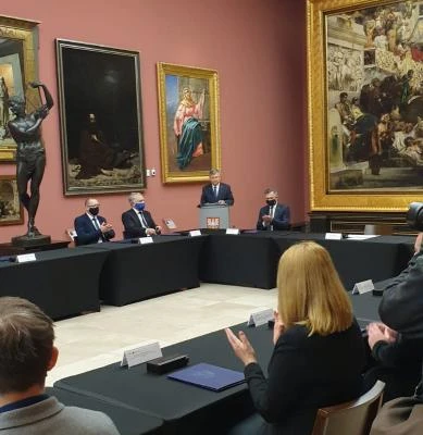 13. maja 2021 r., Podpisanie porozumienia o współpracy na rzecz rozwoju Forum Gospodarczego w Krynicy-Zdroju
