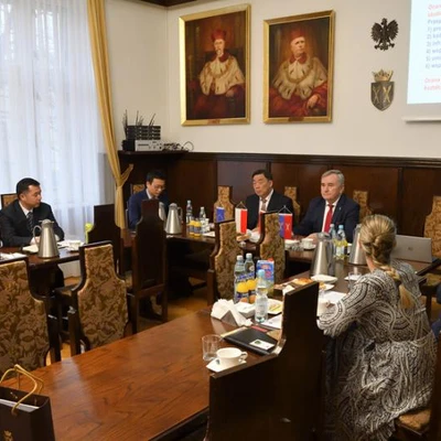 16 stycznia 2020 r., Spotkanie z delegacją z Chin
