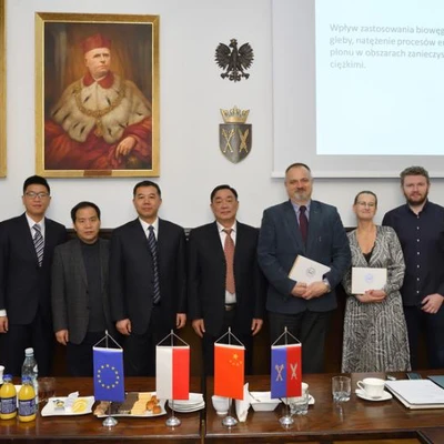 16 stycznia 2020 r., Spotkanie z delegacją z Chin