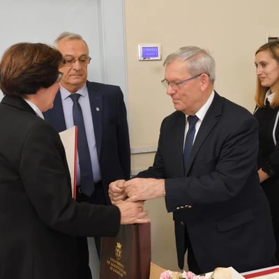 Spotkanie władz uczelni z emerytowanymi pracownikami uczelni