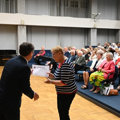 6.06.2025 r. Uroczyste zakończenie studiów na Uniwersytecie Trzeciego Wieku