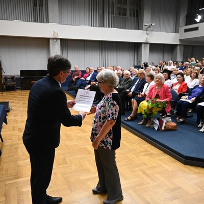 6.06.2025 r. Uroczyste zakończenie studiów na Uniwersytecie Trzeciego Wieku