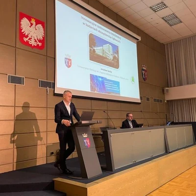 27 luty 2023 r., Seminarium naukowe dyscyplin: Nauki Leśne oraz Inżynieria Lądowa, Geodezja i Transport Uniwersytetu Rolniczego w Krakowie