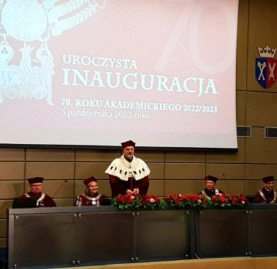 5 października 2022 r., Uroczysta Inauguracja 70. roku akademickiego na Uniwersytecie Rolniczym w Krakowie