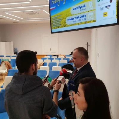 31. marca 2022 r., Briefing prasowy w Urzędzie Wojewódzkim w związku z wydarzeniem 