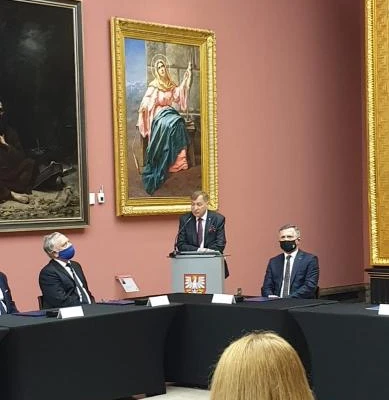 13. maja 2021 r., Podpisanie porozumienia o współpracy na rzecz rozwoju Forum Gospodarczego w Krynicy-Zdroju