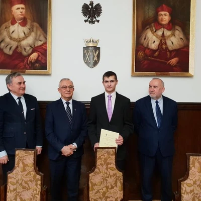 Rozdanie stypendiów z Własnego Funduszu Stypendialnego dla Studentów UR, Fundacji UR oraz Nagród Rektora dla Studentów i Doktorantów z Funduszu Promocji i Wychowania UR w Krakowie