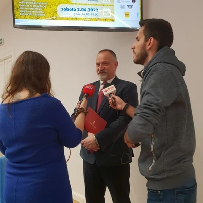 31. marca 2022 r., Briefing prasowy w Urzędzie Wojewódzkim w związku z wydarzeniem 