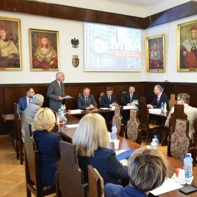 5 listopada 2021 r., I Zjazd III edycji Studiów MBA „Zarządzanie bankiem spółdzielczym”
