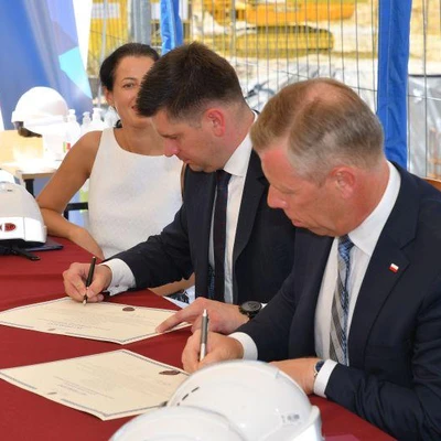 6 lipca 2021 r., Uroczystość wmurowania aktu erekcyjnego pod Budowę Centrum Innowacji oraz Badań Prozdrowotnej i Bezpiecznej Żywności