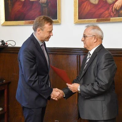 Wręczenie nominacji władzom uczelni