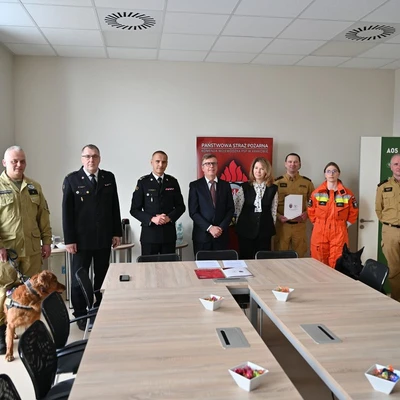 Podpisanie porozumienia pomiędzy polikliniką weterynaryjną a Państwową Strażą Pożarną_4