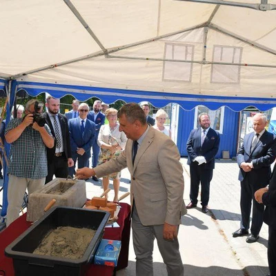 6 lipca 2021 r., Uroczystość wmurowania aktu erekcyjnego pod Budowę Centrum Innowacji oraz Badań Prozdrowotnej i Bezpiecznej Żywności