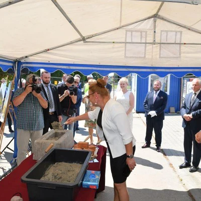 6 lipca 2021 r., Uroczystość wmurowania aktu erekcyjnego pod Budowę Centrum Innowacji oraz Badań Prozdrowotnej i Bezpiecznej Żywności