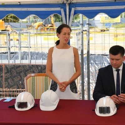6 lipca 2021 r., Uroczystość wmurowania aktu erekcyjnego pod Budowę Centrum Innowacji oraz Badań Prozdrowotnej i Bezpiecznej Żywności