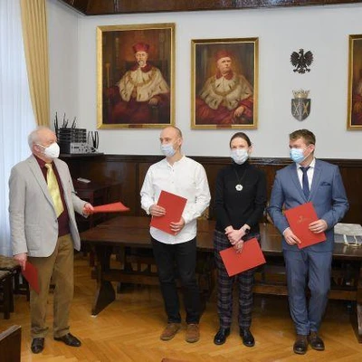 05. marca 2021 r., Wręczenie Nagród Ministra Edukacji i Nauki Naukowcom z Wydziału Leśnego