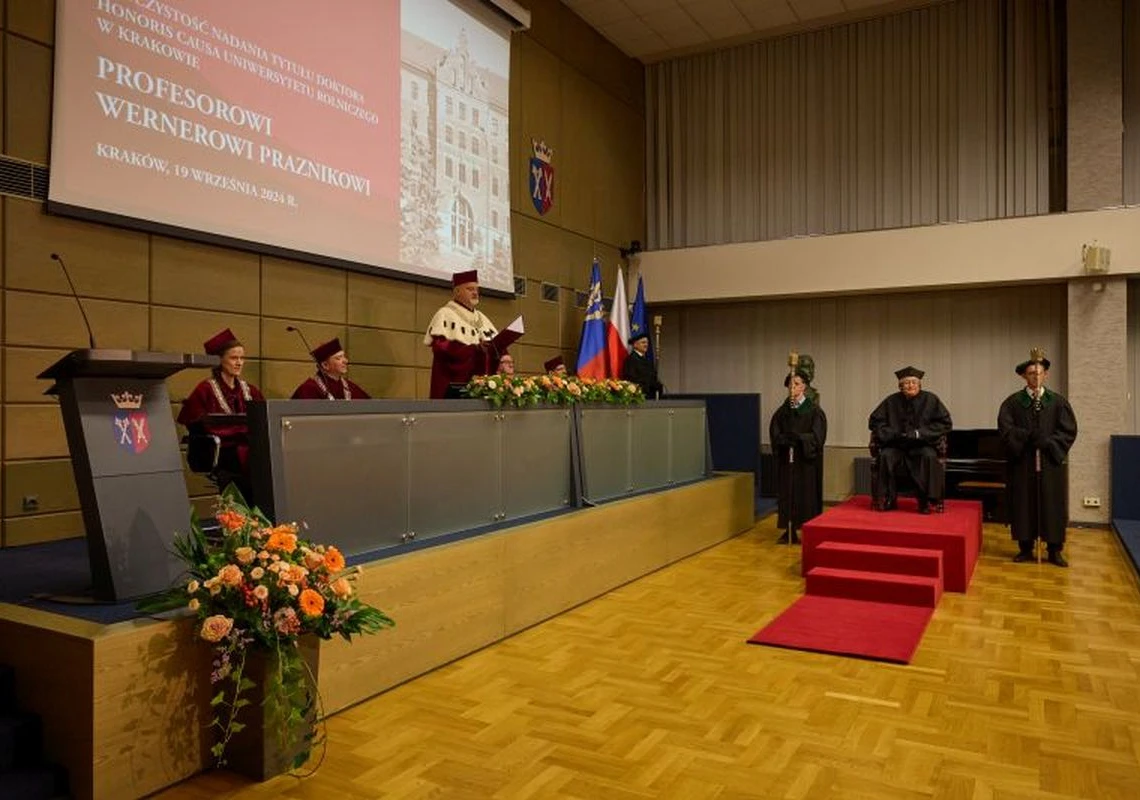 Uroczystość nadania tytułu Doktora Honoris Causa Profesorowi Wernerowi Praznikowi