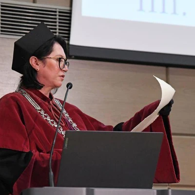 14 czerwca 2023 r.; Uroczystość nadania tytułu doktora honoris causa prof. Colinowi Scanesowi,