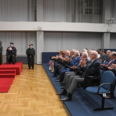 14 czerwca 2023 r.; Uroczystość nadania tytułu doktora honoris causa prof. Colinowi Scanesowi,