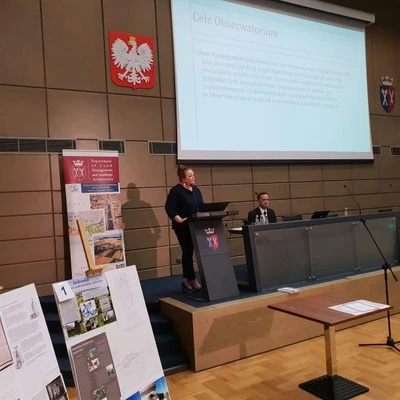 9 maja 2022 r., Prezentacja Multimedialnego Katalogu Dziedzictwa Kulturowego Małopolski podczas Międzynarodowego Seminarium Naukowego 
