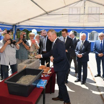 6 lipca 2021 r., Uroczystość wmurowania aktu erekcyjnego pod Budowę Centrum Innowacji oraz Badań Prozdrowotnej i Bezpiecznej Żywności